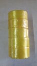 Yellow satin ribbon 1 inch ten Mtr roll 