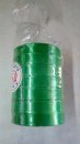 Green satin ribbon 1/2 inch