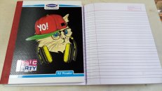 Notebook two line 200 page's (size 15cm x 19cm)